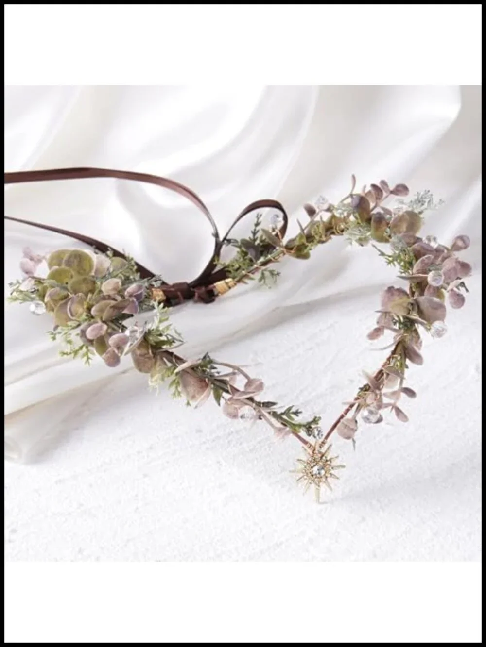 Woodland Flower Fairy Crown Elf Circlet Renaissance Headpiece